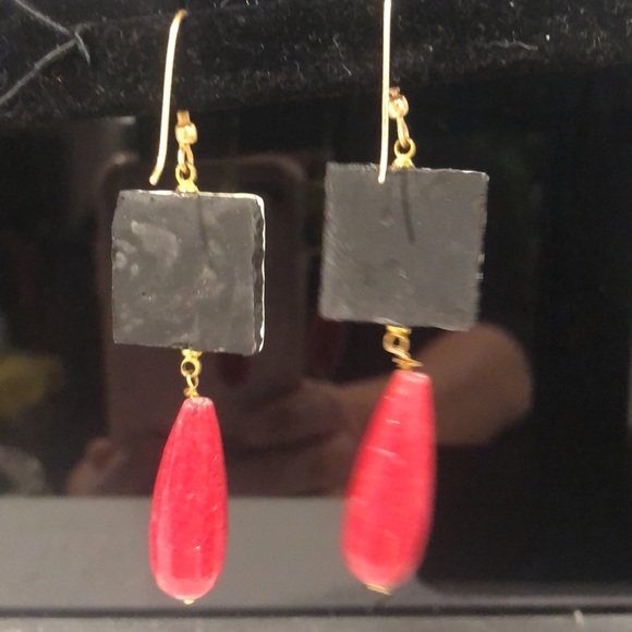 Sicilian Pierced Earrings with Mt Etna - Picture 7 of 10